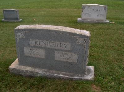 Henry & Catherine's headstone